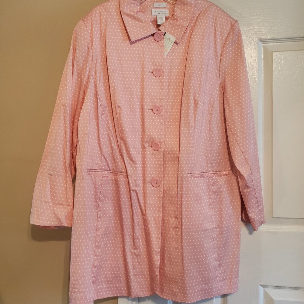 Pretty In Pink Polka Dot Duster